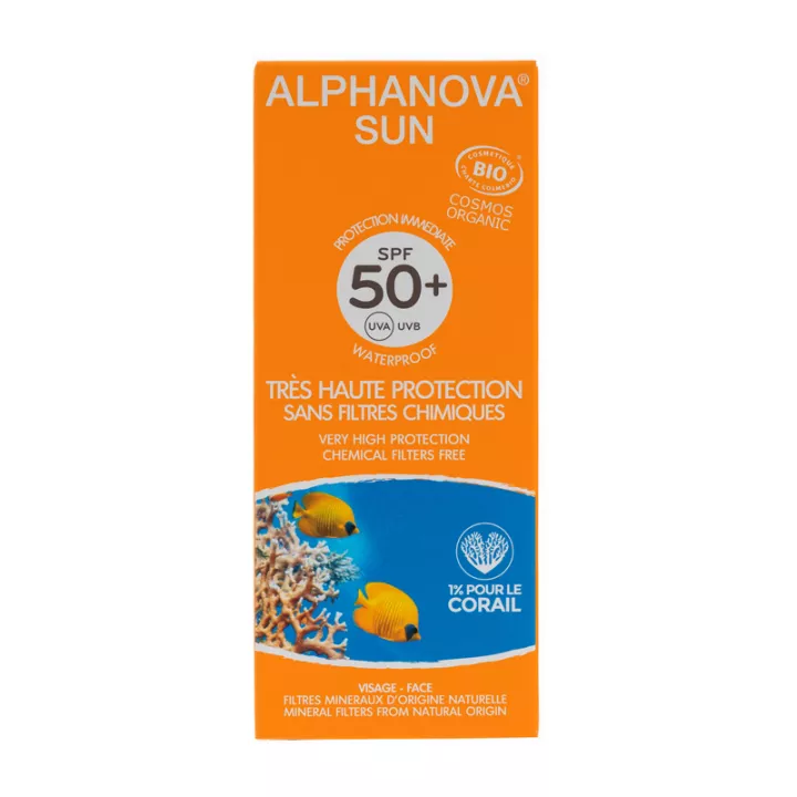 AlphaNova Sun Bio Spf50+ Crème Solaire 50ml
