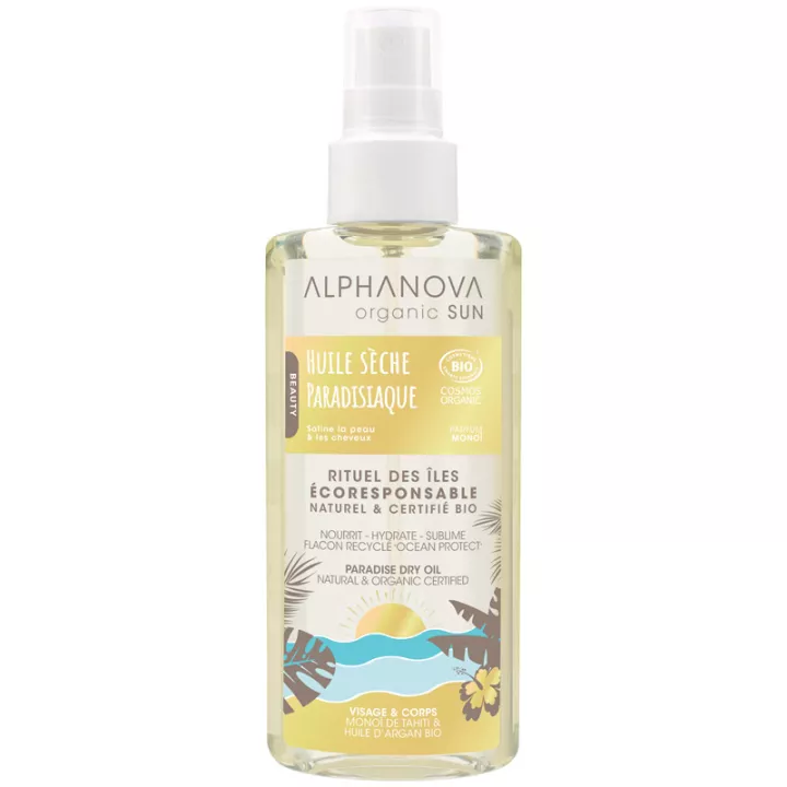 Alphanova Organic Sun Organic Paradise Dry Oil 125ml