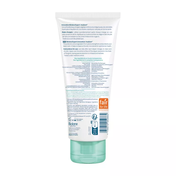 Biolane Expert Bio Crema para el Cambio de Pañal 75 ml