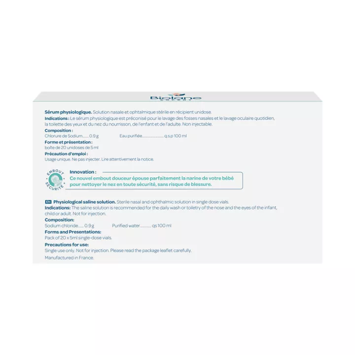Biolane Expert Fysiologische zoutoplossing 20 x 5 ml doses