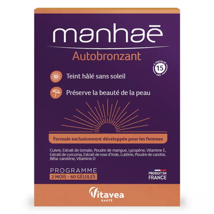 Vitavea Manhaé Self Tanning 60 Capsules