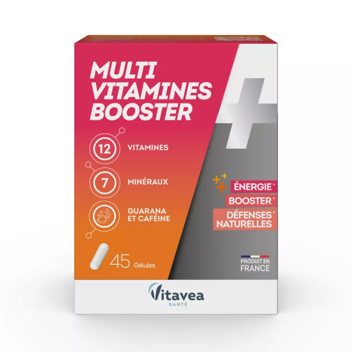 Nutrisanté 12 Vit+7 Oligo-Eléments + Guarana Booster 45 Gélules