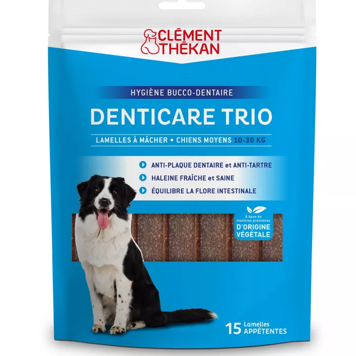 Clément Thekan Denticare Trio Dog 15 tiras