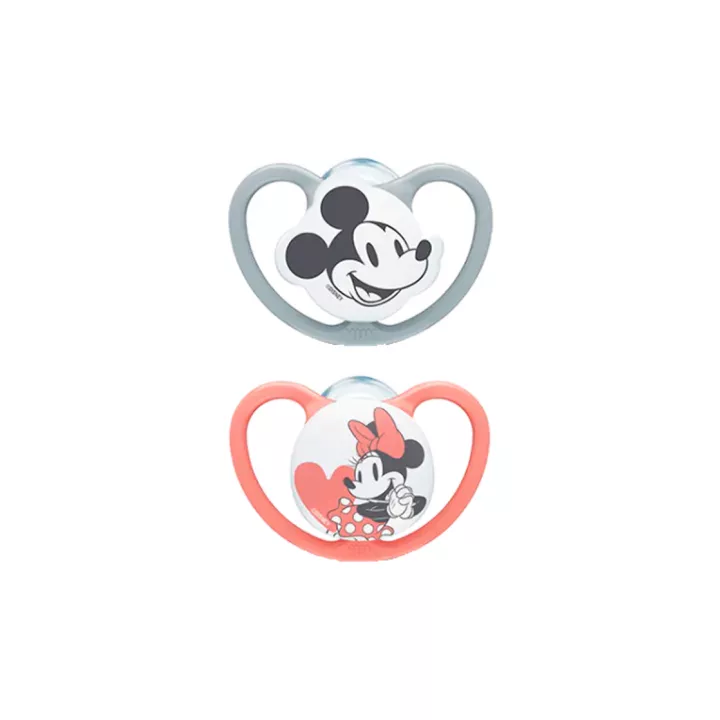 Пустышка Nuk Space Mickey Minnie 18-36м/2