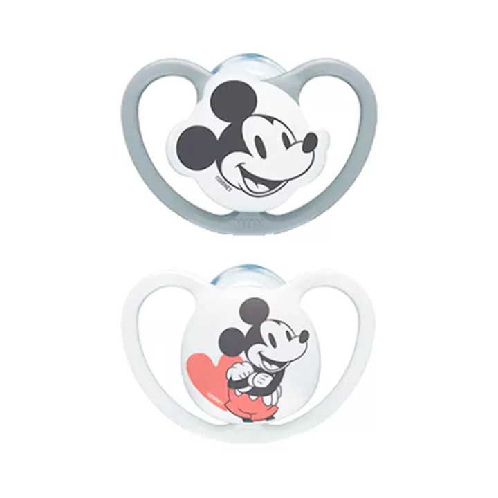 Nuk Space Fopspeen Mickey Minnie 6-18 M/2