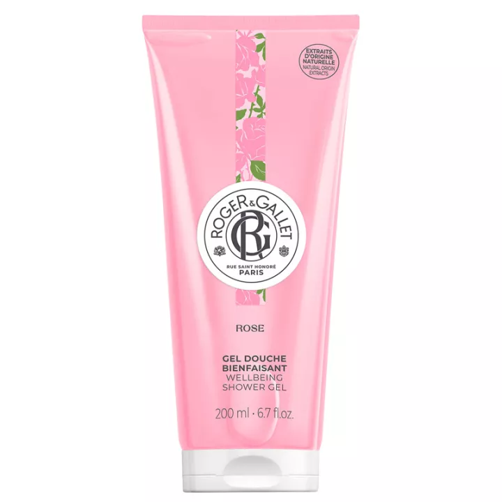 Gel de duche suavizante Roger&Gallet Rose 200 ml