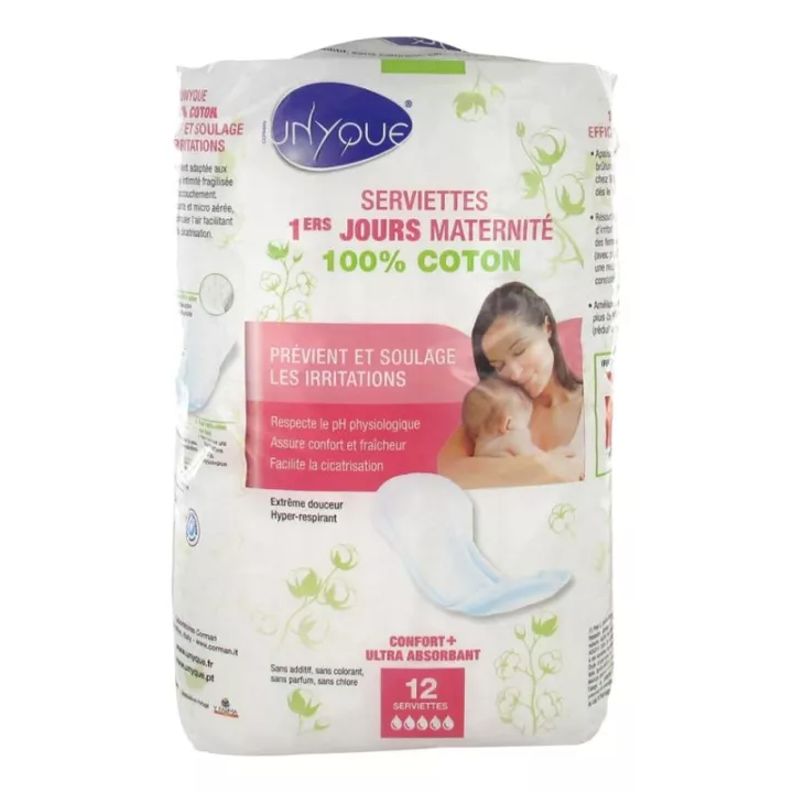 Serviette hygiénique Maternité Douceur Organyc - Post partum