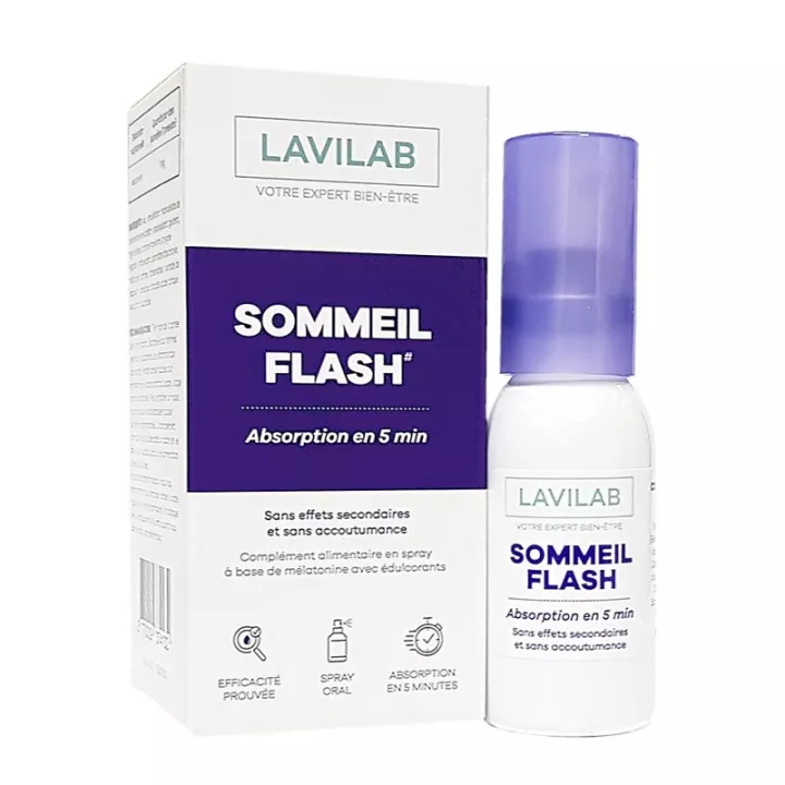 Solution Sommeil flash Spray sublingual NMC'Lab LaviLab