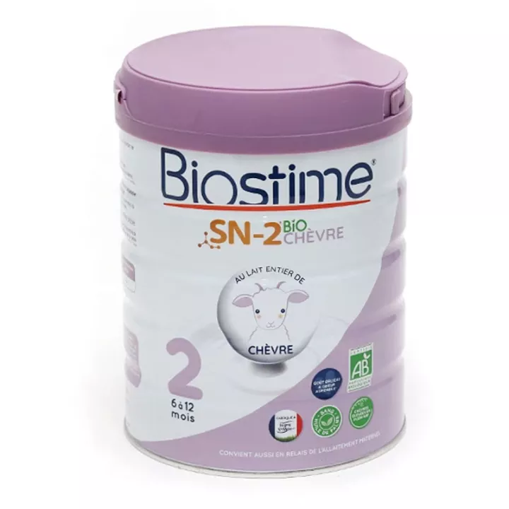 Biostime 2 Biologische Geitenmelkpoeder 6-12 Maanden 800g