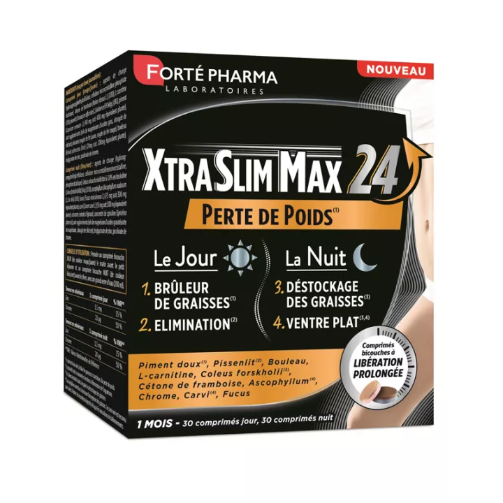 Forte Pharma Xtraslim Max 24 60 Tablets