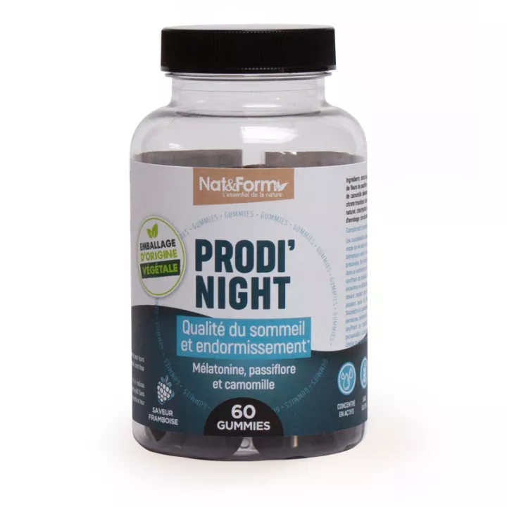 Nat & Form Les splendid Prodi Night 60 gummies