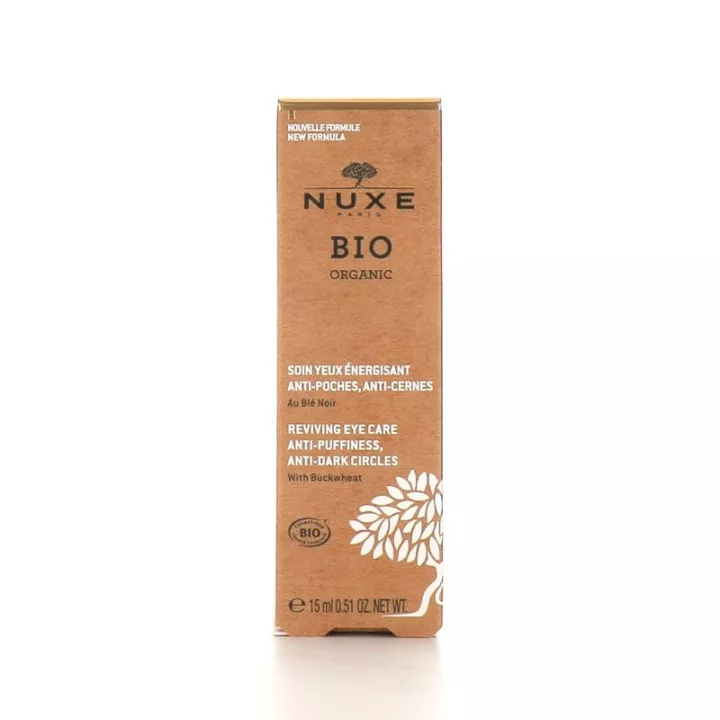 Nuxe Bio Black Wheat Energizing Eye Care Anti Hinchazón y Corrector 15ml