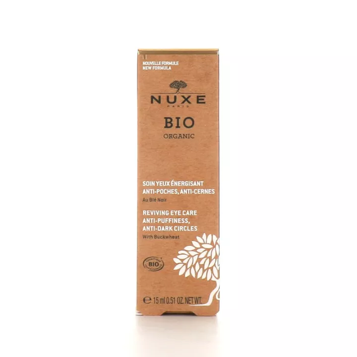 Nuxe Bio Black Wheat Energizing Eye Care Anti Hinchazón y Corrector 15ml