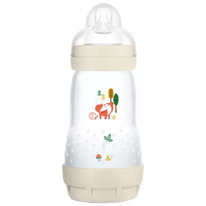 Mam Biberon Easy Start Anti-Colique Couleur de la Nature +2 Mois 260 ml