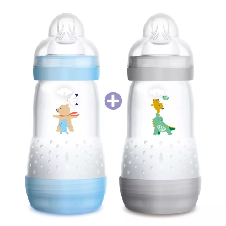 Mam Easy Start Anti-Colic Classic Babyflasche +2 Monate 260 ml 2er-Pack