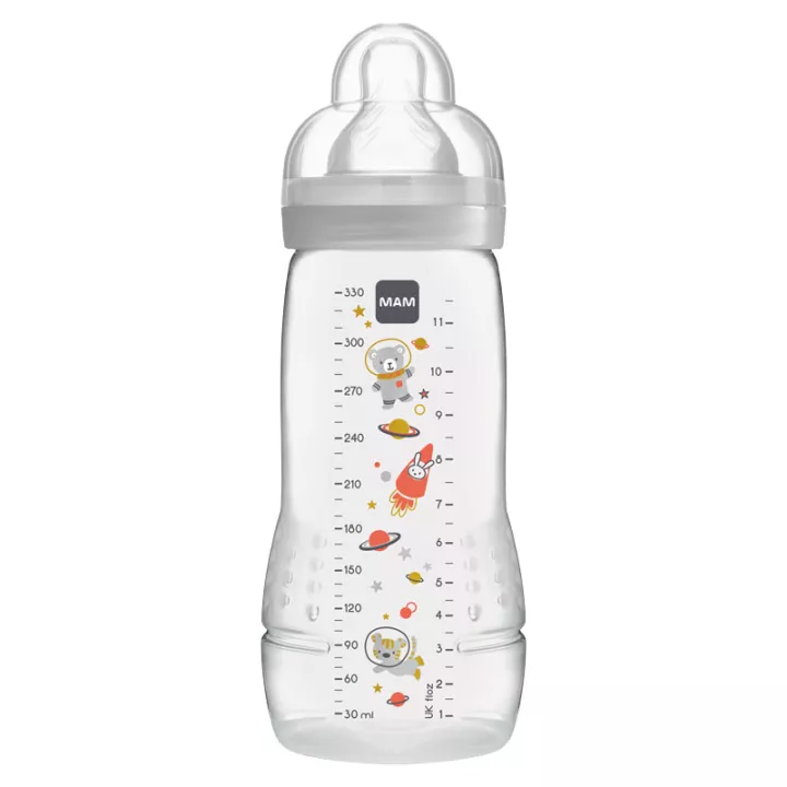 Mam Biberon Easy Active 2ème Âge Décorés 330 ml