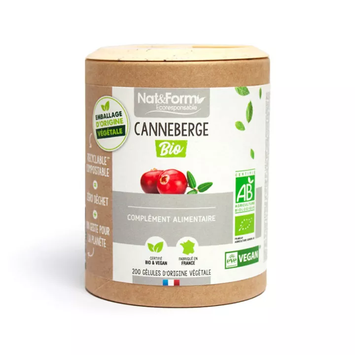 Nat&Form Bio Cranberry Vegetable Capsules