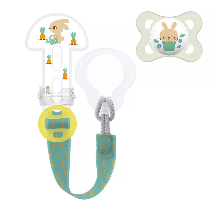 Mam Kit Pacifier and Pacifier Clip 2-6 Months Ref 78