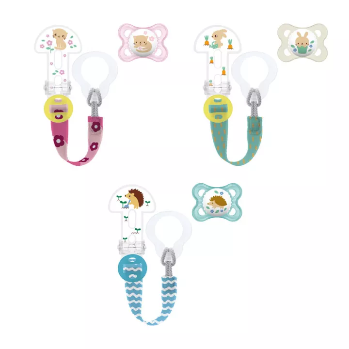 Mam Kit Pacifier and Pacifier Clip 2-6 Months Ref 78