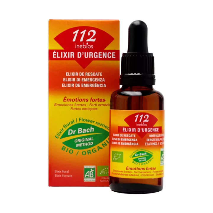 Inebios 112 Organic Emergency Elixir Strong Emotion