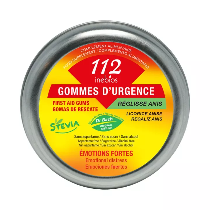 Inebios 112 Strong Emotions Emergency Gomas Orgânicas 90 g