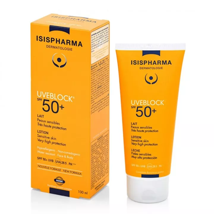 Isispharma Uveblock Spf50+ Latte ad Altissima Protezione 100ml