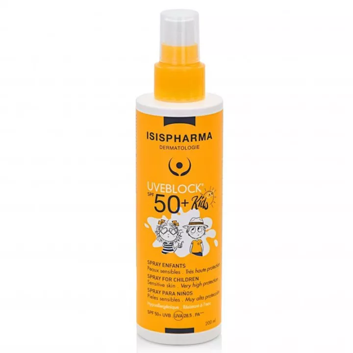 Isispharma Uveblock Spf50+ Spray Kids Très Haute Protection 200 ml