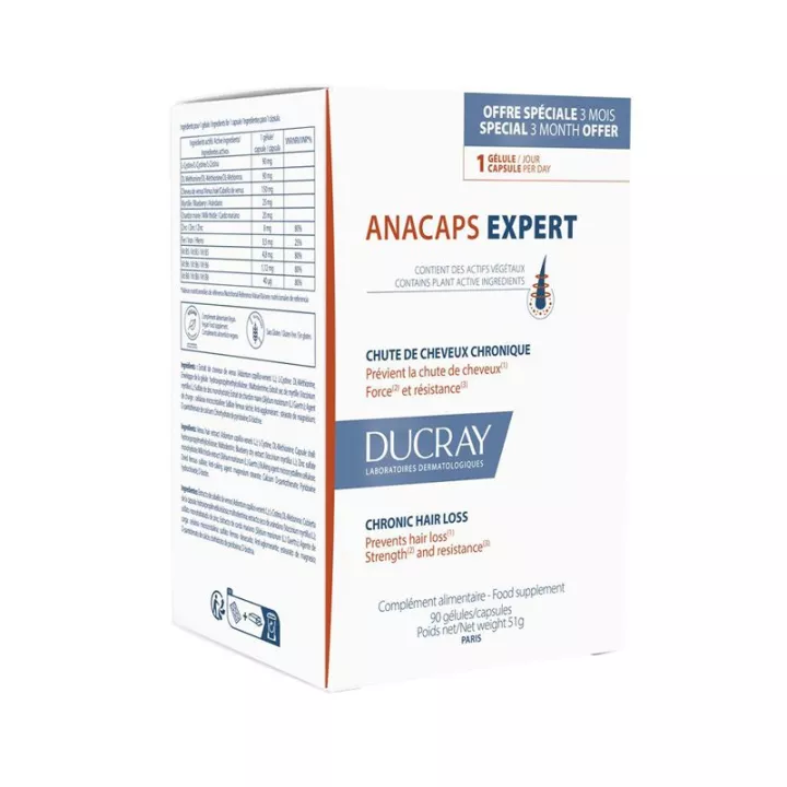 Ducray Anacaps Expert Pérdida Crónica del Cabello