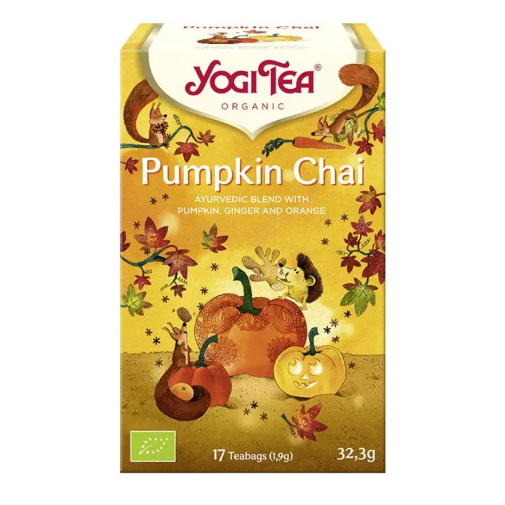 Yogi Tea Té Chaï de Calabaza Ecológico 17 bolsitas