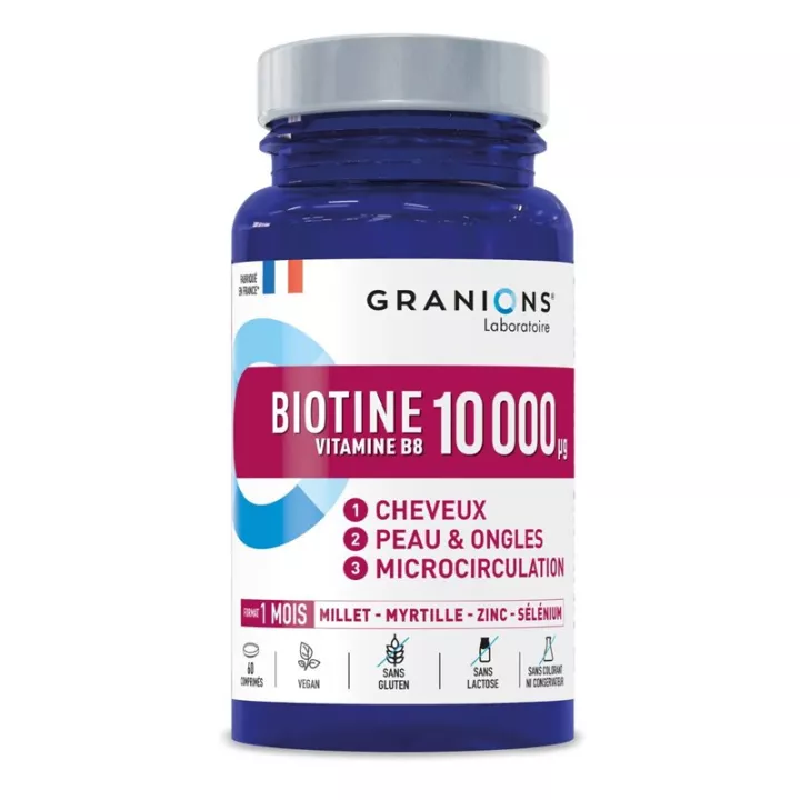 Granions Biotin Pill 10 000 µg Hair Skin & Nails 60 tablets