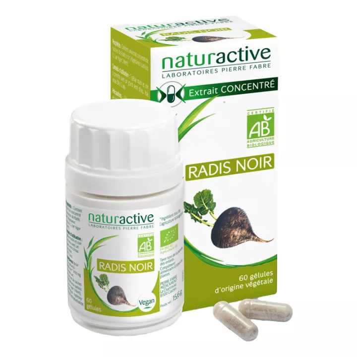 Naturactive Extrait Concentré Radis Noir Bio 60 gélules