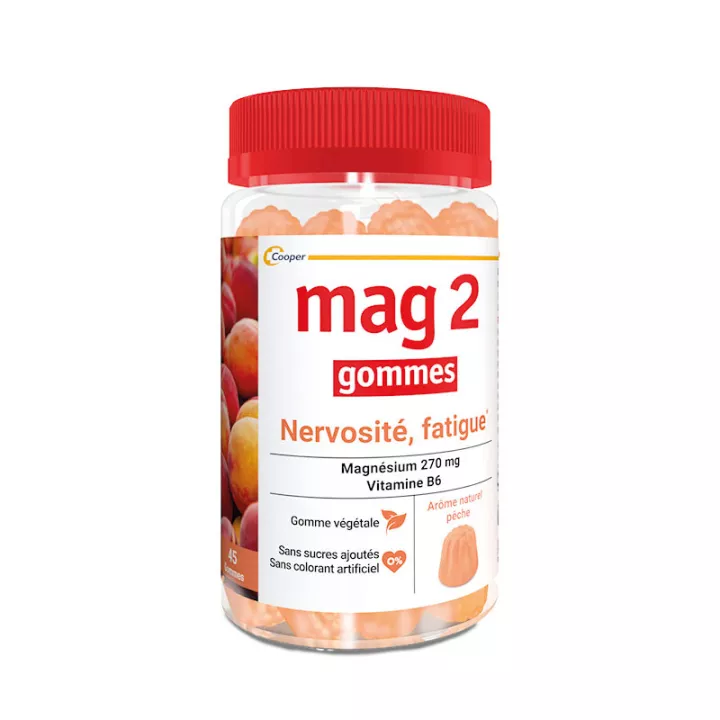 Магниевые жевательные конфеты MAG 2 45 жевательных конфет Cooper