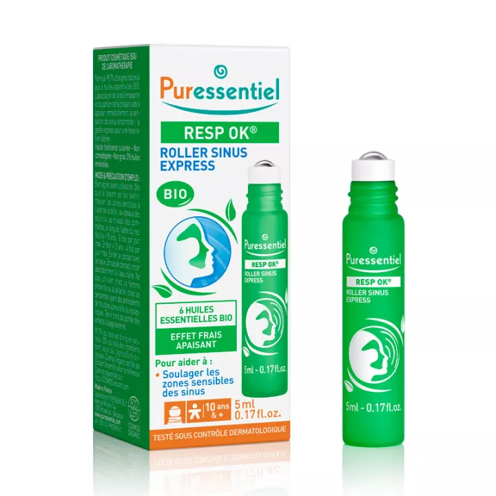 Puressentiel Respiratory Roller Sinus Express 5ml