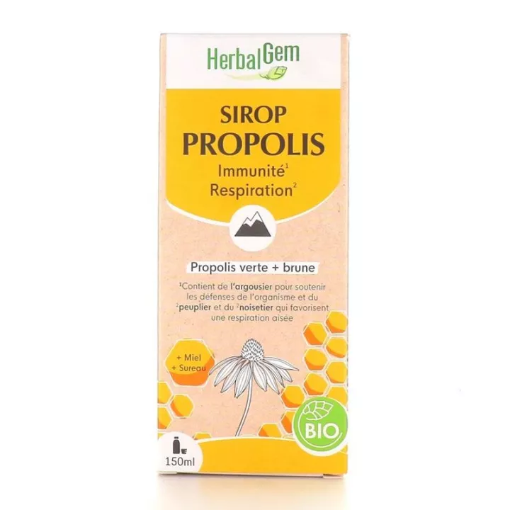 Herbalgem Propolis Organic Syrup 150ml