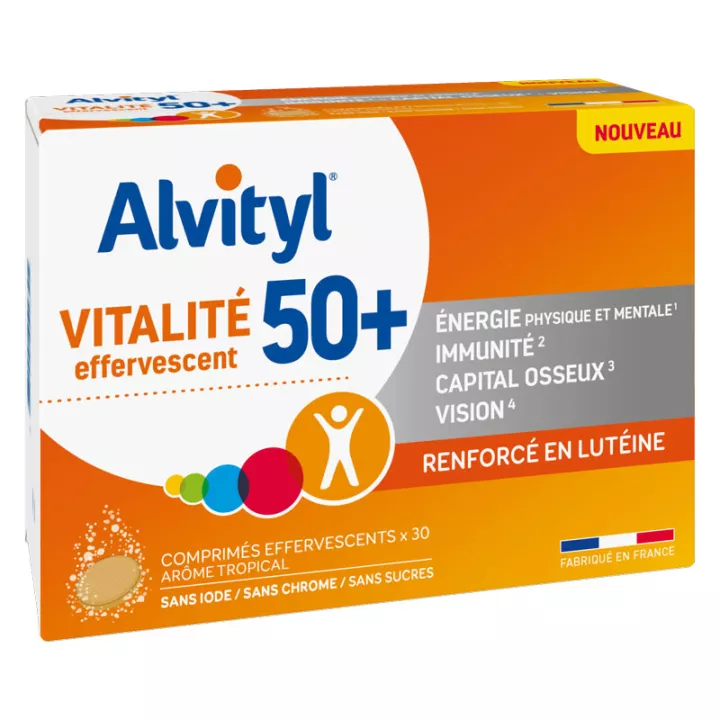 Alvityl Vitalidad 50+ 30 Comprimidos Efervescentes