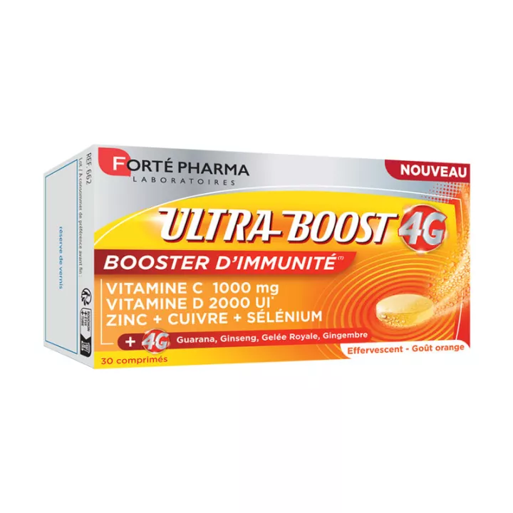 Forte Pharma Ultra Boost 4g Immunity Booster 30 Effervescent Tablets