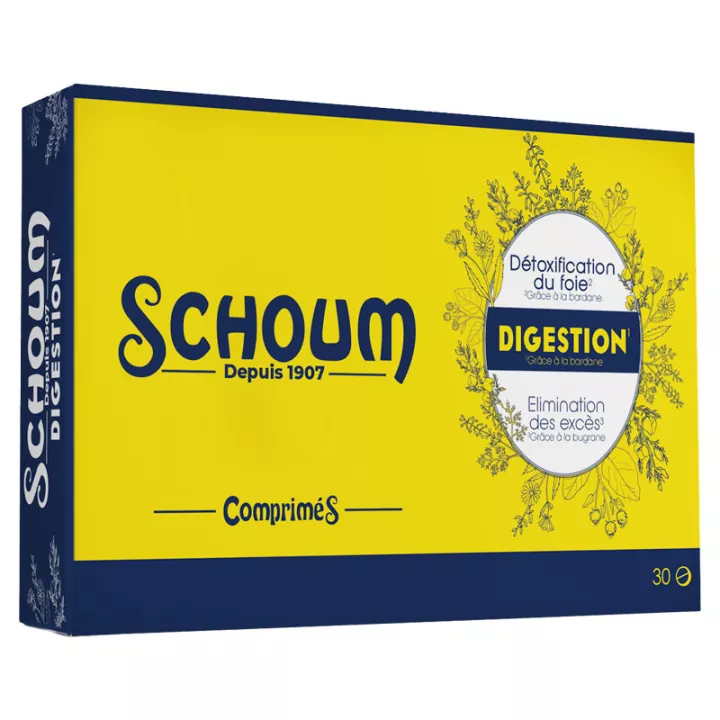 Schoum-spijsvertering 30 tabletten