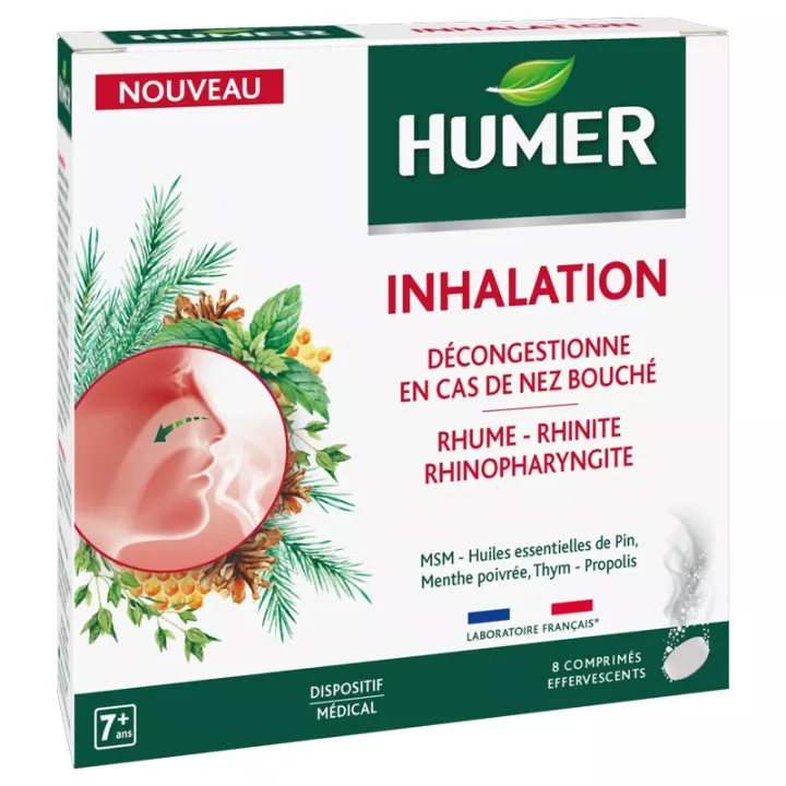 Humer Inhalation 8 шипучих таблеток