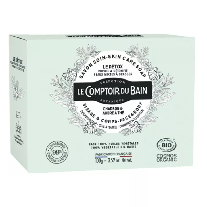 Le Comptoir du Bain Organic Solid Soap Detox Care 100g
