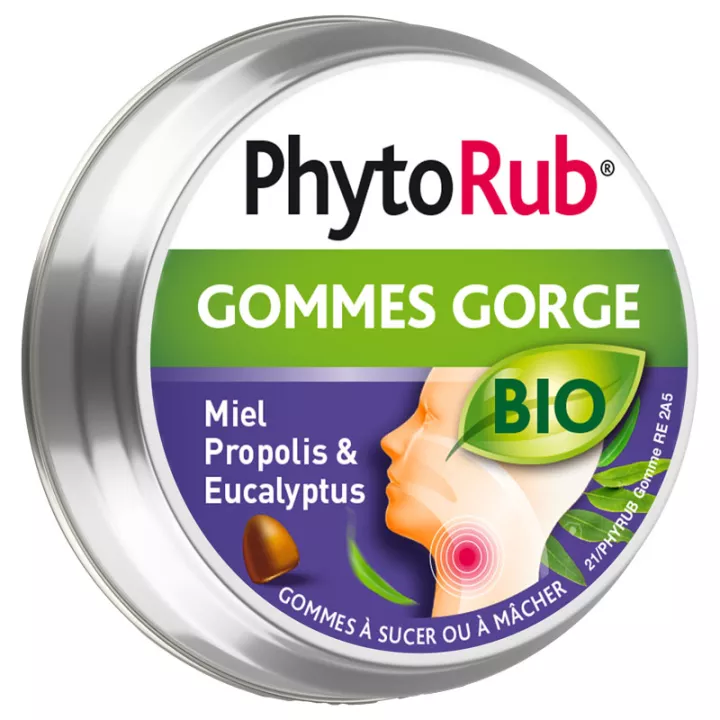 Nutreov Phytorub Gomme organiche per la gola 45 caramelle gommose