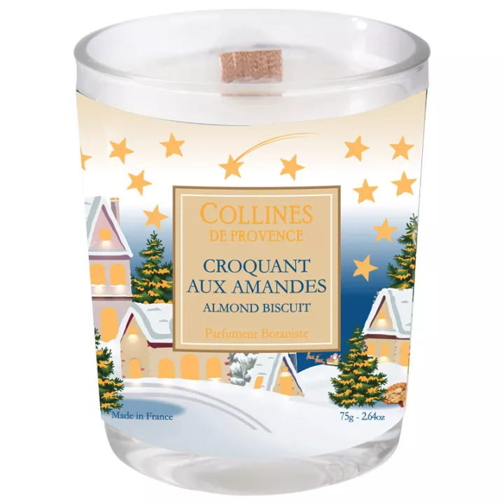 Collines De Provence Bougie Parfumée Croquant aux Amandes 75 G