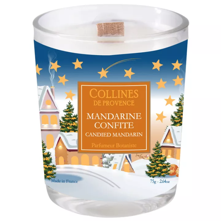 Collines De Provence Bougie Parfumée Mandarine Confite 75 G