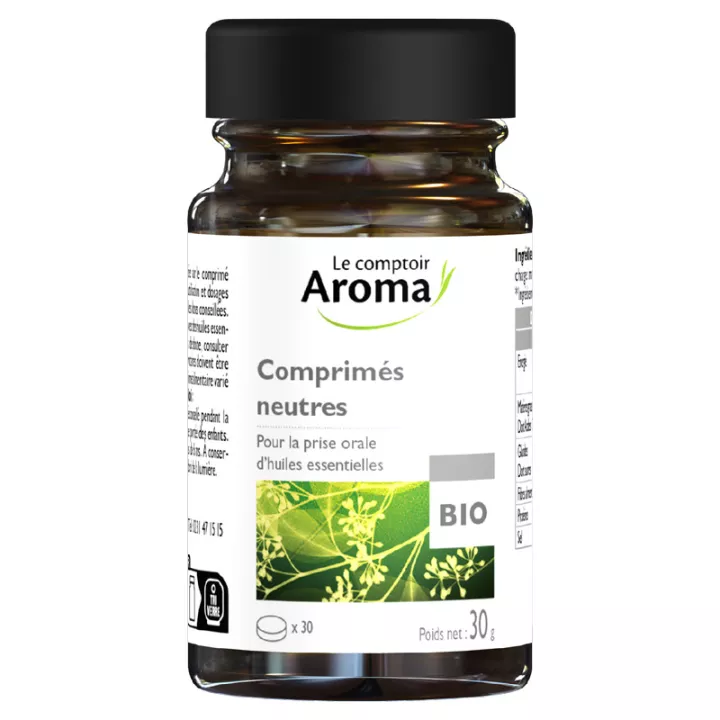Органические нейтральные таблетки Le Comptoir Aroma 30 таблеток