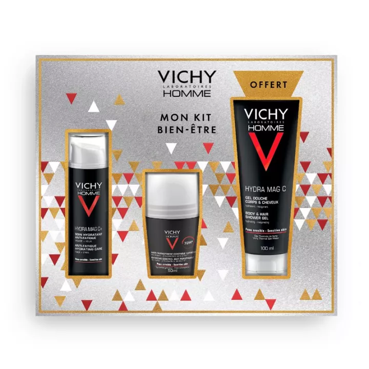 Vichy Homme Trousse Hydra Mag C et Gel Douche