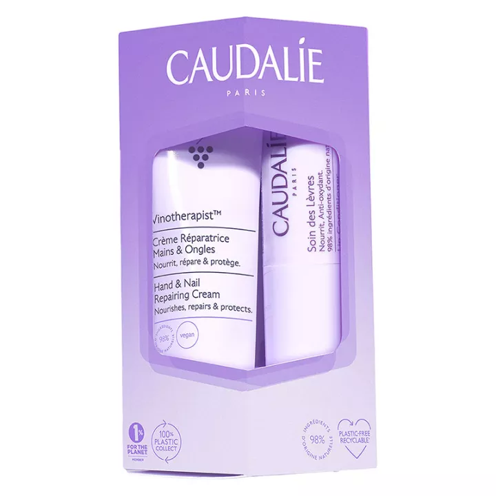 Caudalie Winter Duo Vinotherapeut Hand- en Nagelcrème + Lippenverzorging