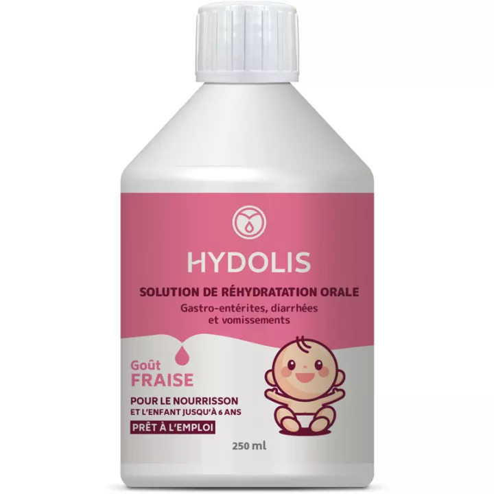 Hydolis Solution de Réhydratation Nourisson Fraise 250 ml