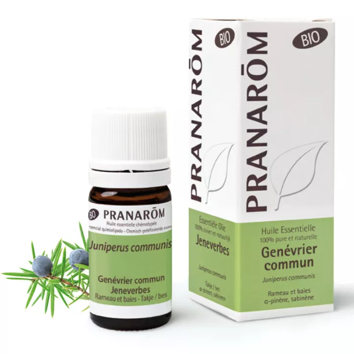 Óleo essencial orgânico de zimbro comum Pranarom 5 ml