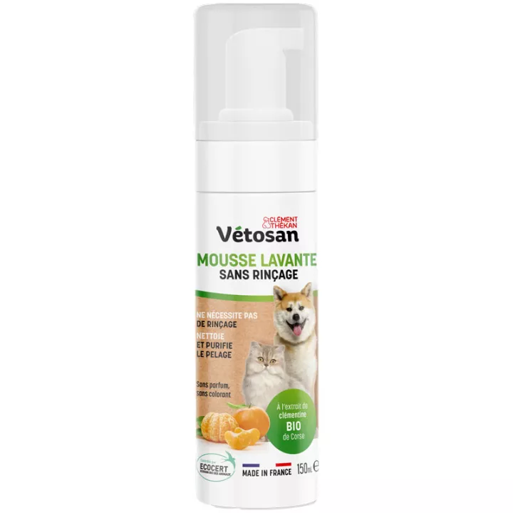Vetosan No-Rinse Cleansing Foam 150ml