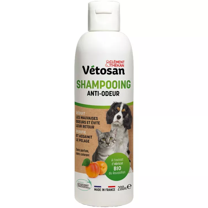 Shampoo antiodore biologico Vetosan 200 ml