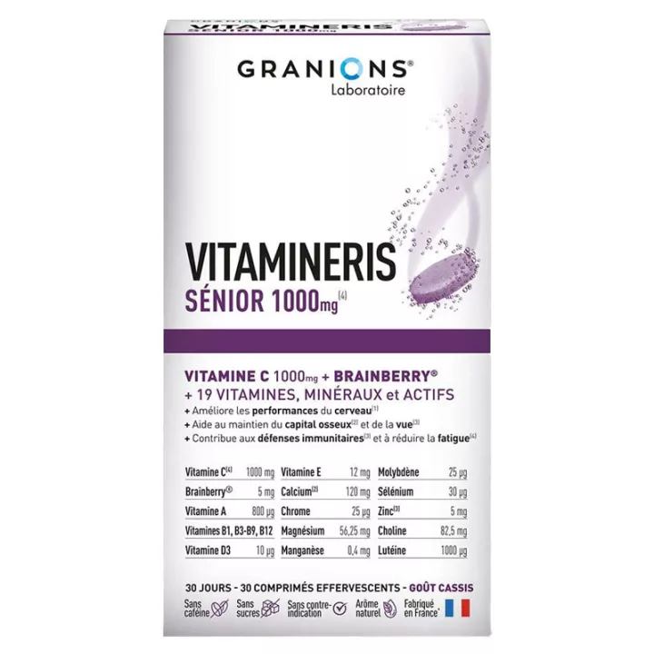 Granions Vitamineris Senior 1000 мг 30 шипучих таблеток